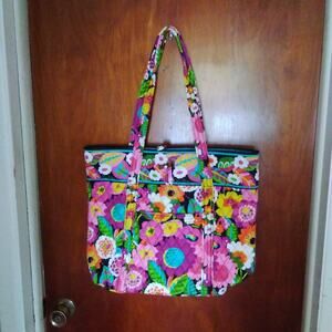 Vera Bradley Va Va Bloom Tote/ Laptop Bag